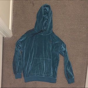 VINTAGE-style velour Adidas Hoodie